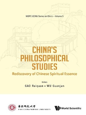 cover image of China's Philosophical Studies